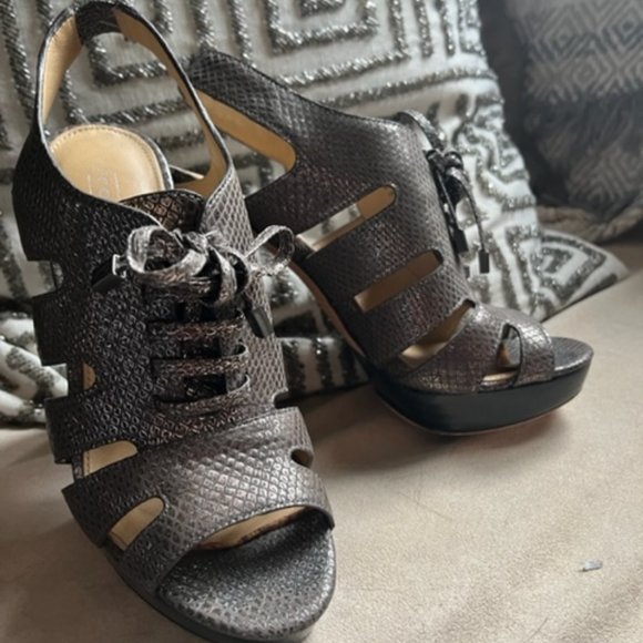 Coach Moreen Women Platform Shoes Size US 7B Bronze - Picture 6 of 7